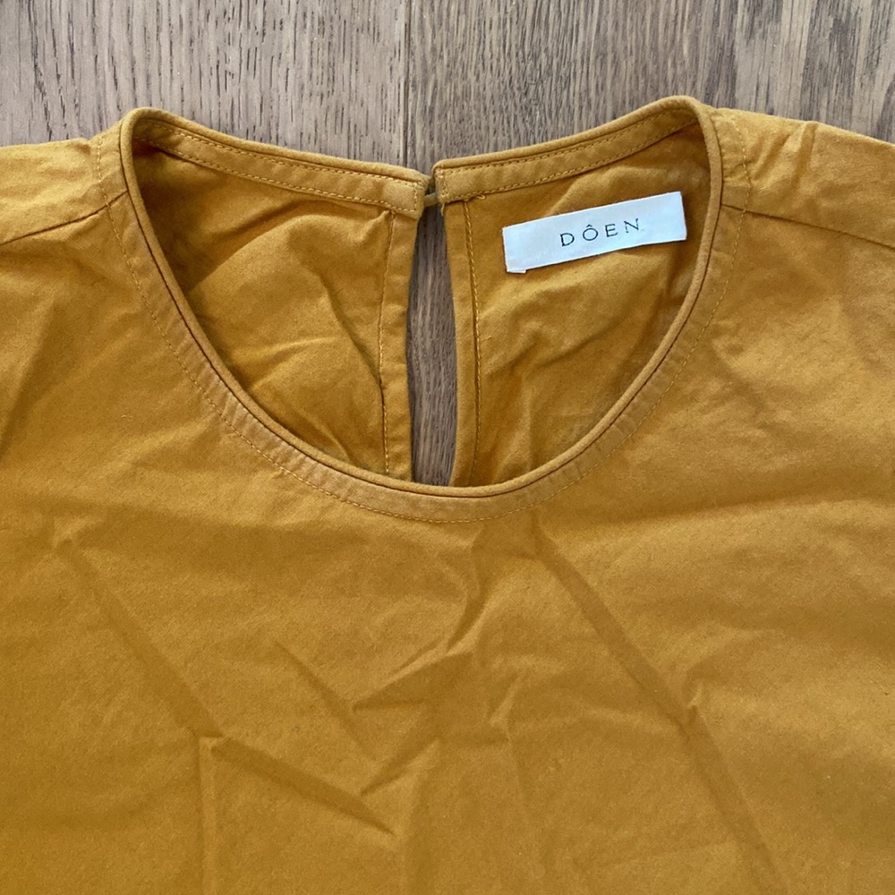 Doen Asymmetrical Rust-Brown Long Sleeve Dress - Picture 10 of 13